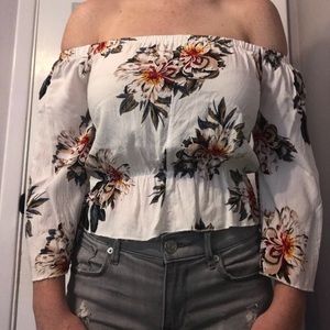 Strapless blouse